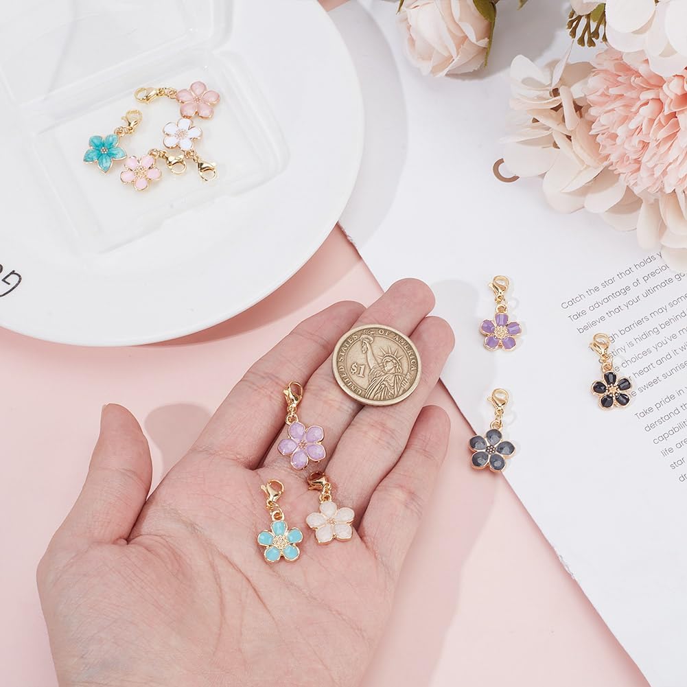 Pets Collar Pendants for Cat Jewelry Pendant Charm with Stainless Steel Clasps for Pet Dog Cat Necklace Collar Accessories Bag Shoelace Decor