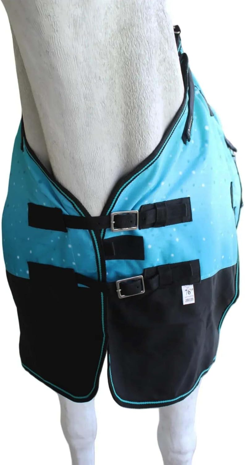 72" 1200D Turnout Lightweight Rain Horse Winter Blanket Sheet 3B106