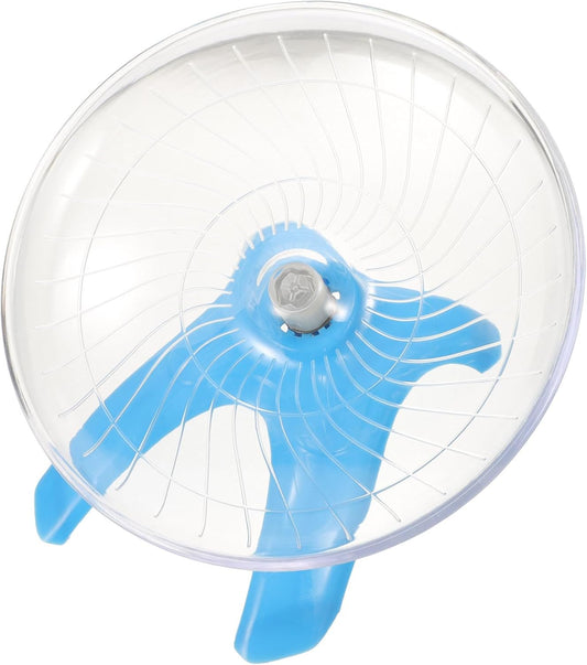 Silent Hamster Wheel Large Exercise Running with Blue Disc for Gerbils and Guinea Pigs Small Animal Supplies