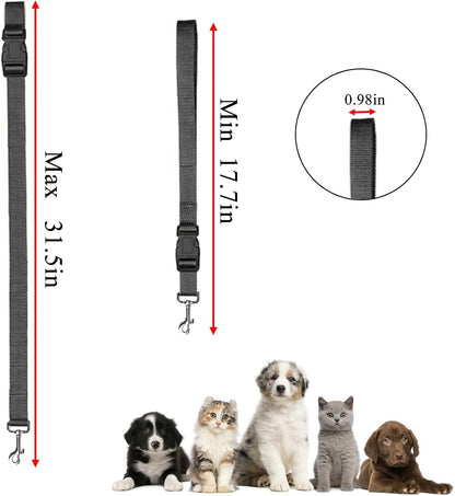 Dog Grooming Loops Nylon Restraint Noose Loop Pet Grooming Belly Strap Adjustable Slip Rope Dog Bathing Safety Tether Straps for Pet Grooming Table (Pink)