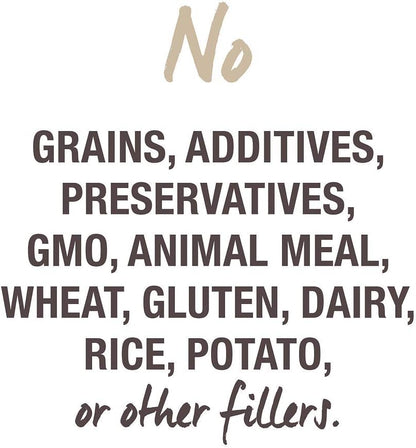 Feline Natural High Protein Dry Cat Food, Freeze-Dried Diet with 98% Meat, Organs & Seafood, No Peas, Grains, or Artificial Additives, Made in New Zealand, Chicken & Lamb, 11oz