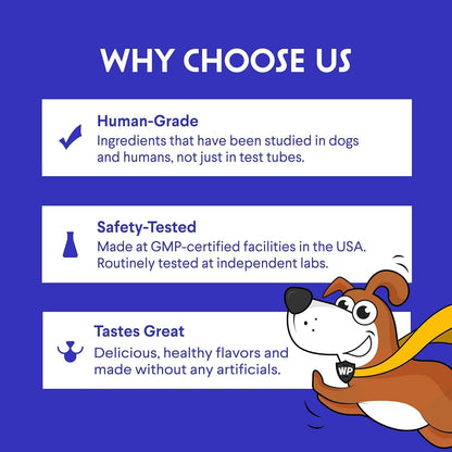 Wonder Paws Fish Oil for Dogs - Omega 3 for Dogs from Alaskan Salmon, Cod & Krill Oil - EPA DHA Fatty Acids - Less Shedding & Itching - Skin, Joint, Immune & Heart Health - Liquid Supplement (32 oz)