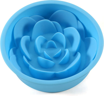 Slow Feeder Dog Bowl with Suction Cups Silicone Frozen Dog Treat Holder for Small Medium Large Dogs