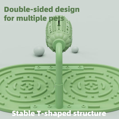 Dog Puzzle Feeder, Silicone Slow Food Mat, Interactive Dog & Cat Food Puzzle Toy, Adjustable Height, Large Capacity, Relieves Anxiety and Boredom, Enhances IQ Training for Large Dogs Pets