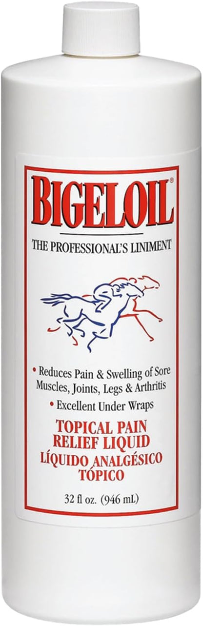 Absorbine Bigeloil Liquid Liniment, Invigorating Topical Rub for Sore Muscles, Joints & Arthritis Pain