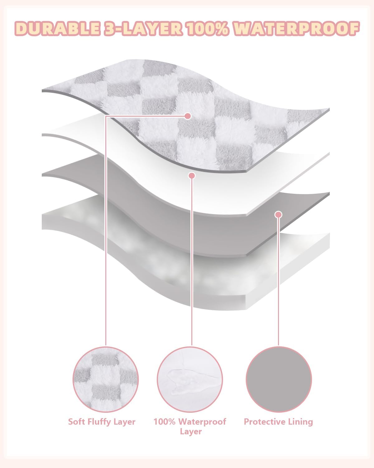 KSIIA Dog Bed Small Dog Beds Waterproof Cat Couch with Supportive Armrests for Puppy and Kitten Pet Couch Machine Washable Pet Sofa with Removable Cover & Anti-Slip Bottom, 26 x 14.5 in, Grey