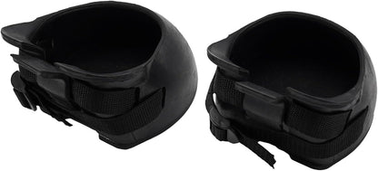 Injury Prevention 2pc Non Slip Rubber Horse Boot Set With Protective Features(L)