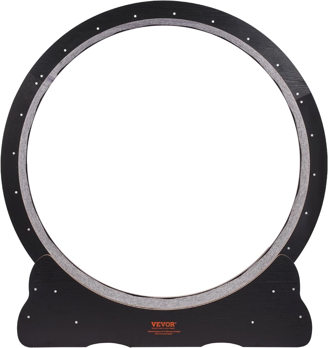 VEVOR Cat Exercise Wheel, 43.3" Large Treadmill for Indoor Cats, Running Wheel With Detachable Carpet & Teaser for Running/Walking/Training, Suitable for Most Cats Black