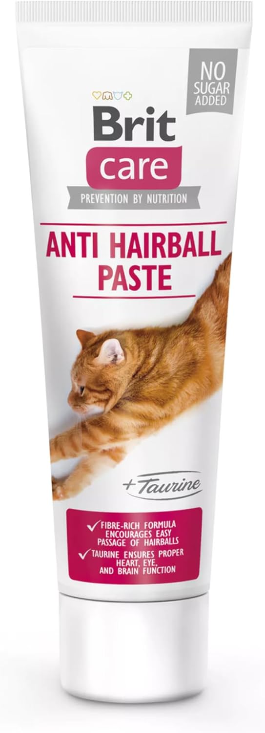 Brit Care Cat Paste Anti Hairball with Taurine, 100ml