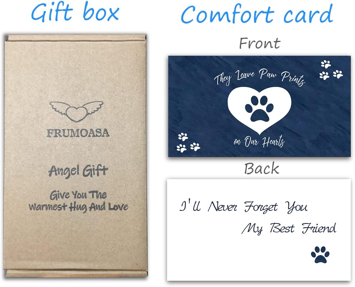 FRUMOASA Cat Memorial Gifts, Loss of Cat Sympathy Gifts for Cat Mom, Pet Cat Remembrance Gifts, Collectible Hand-Painted Cat Angel Figurine Statue for Cat Lovers in Memory of Passing Away Cat