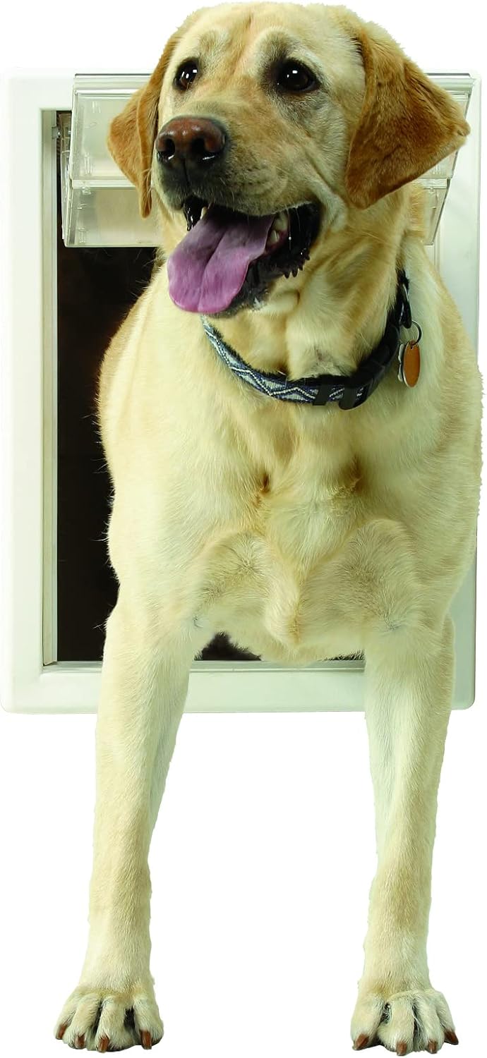 Ideal Pet Products Air Seal Pet Door with Telescoping Frame, Large, 10-1/2" x 15-3/4" Flap Size