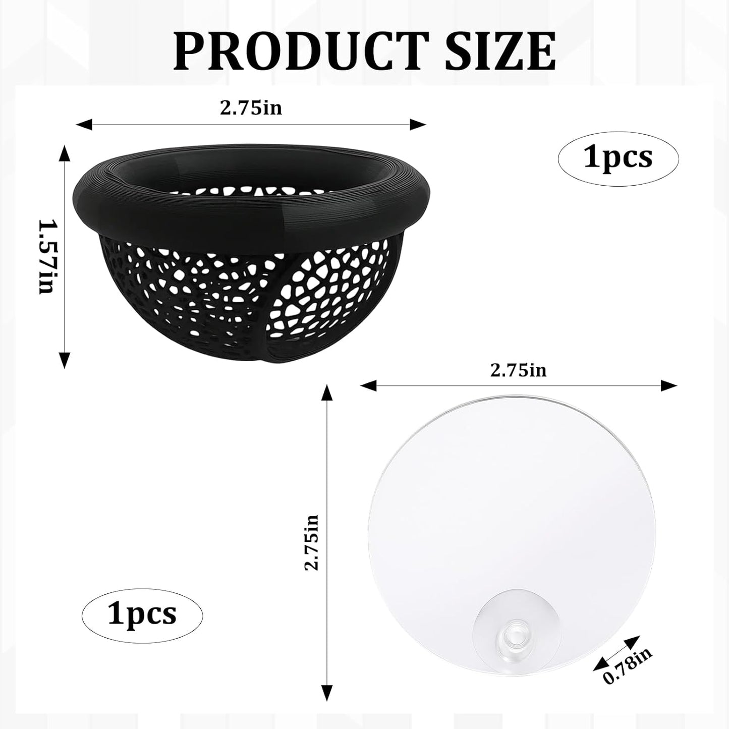 Betta Hammock, Floating Betta Hide, Fish Tank Cave for Betta Fish, Aquarium Decor, 2-Piece Set with 5 cm Training Mirror