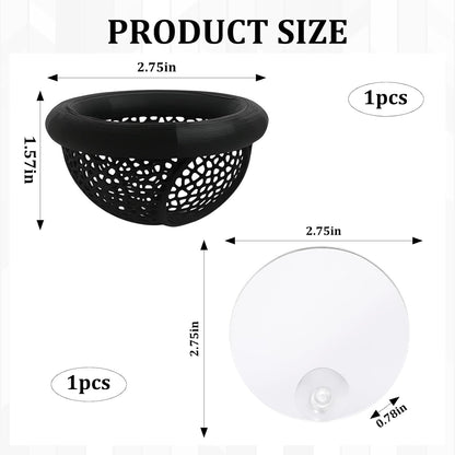 Betta Hammock, Floating Betta Hide, Fish Tank Cave for Betta Fish, Aquarium Decor, 2-Piece Set with 5 cm Training Mirror