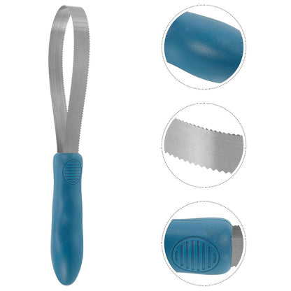Horse Grooming Brush Stainless Steel Shedding Scraper for Equines and Cattle Portable Deshedding Tool and Itch Relief in Stables
