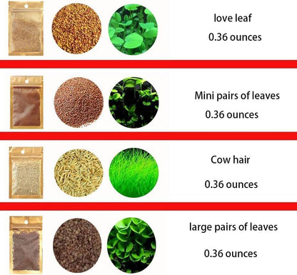4 Bags Aquarium Plant S.e.e.ds, not Artificial Plastic Plant, Fish Tank Live Grass for All Substrate