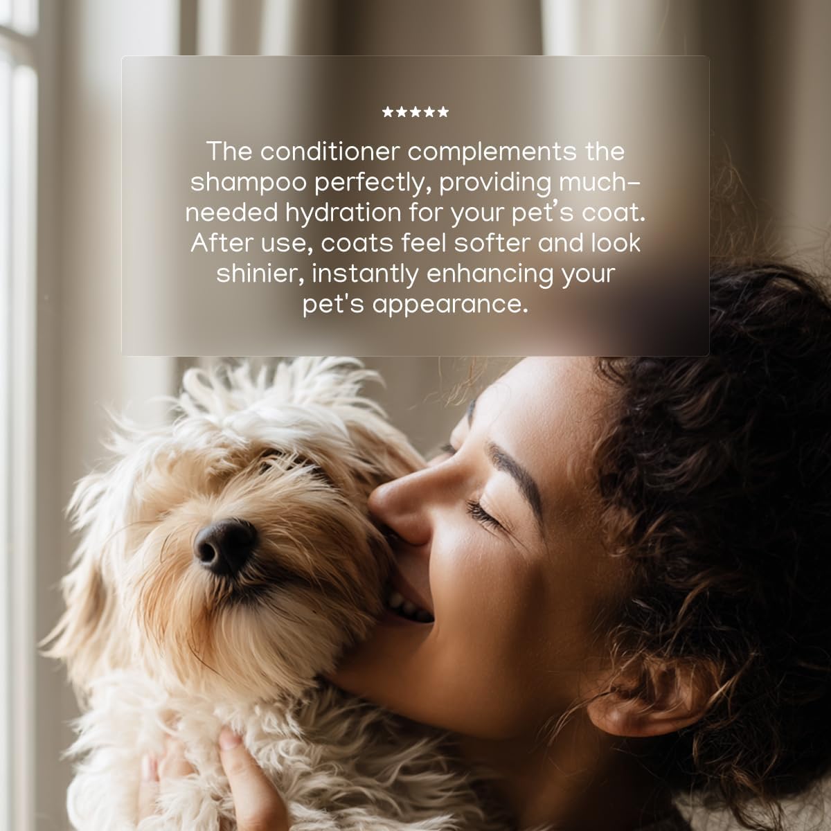 Pet Conditioner for Dogs & Cats – Hydrating Oat and Aloe for Sensitive, Itchy Skin – Gentle, Vegan, Cruelty-Free, Sulfate-Free, Paraben-Free – Sweet Honey Almond Scent – Made in USA by Purrfect Paws