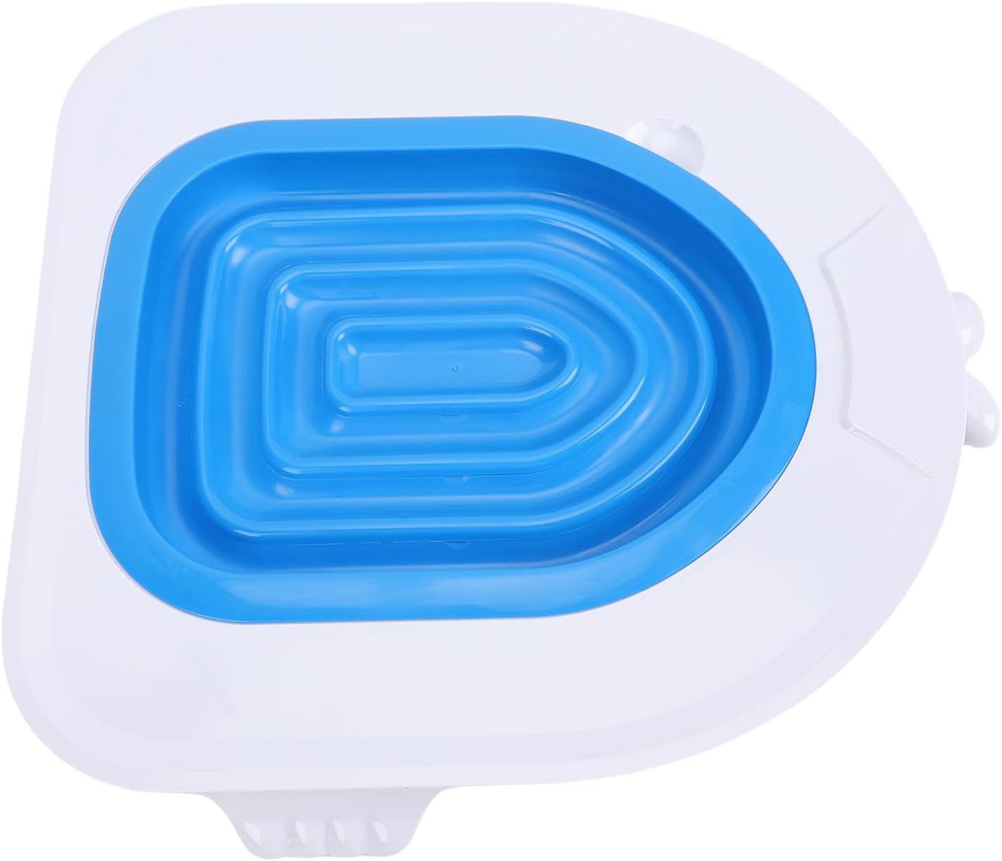 HEEPDD Cat Toilet Training Kit Adjustable Step Design Non Slip Silicone Base Cat Toilet Litter Tray for Pet Cleaning and Defecation, Training Systems Design Non Slip Silicone