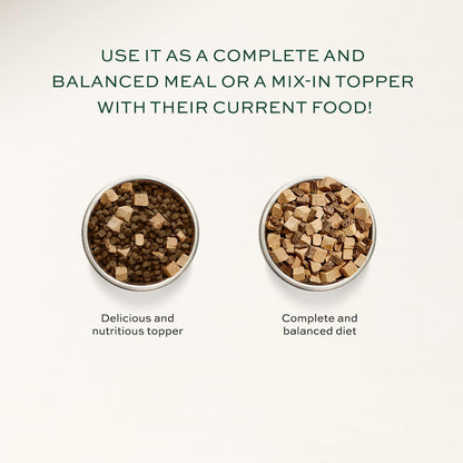 pawTree Freeze-Dried Raw Food for Dogs & Cats. Nutrient-Rich, All-Natural, Complete & Balanced Nutrition. Real Meat, Vegetables & Superfoods, Freeze-Dried for Maximum Nutrition (1.5 lbs, Chicken)