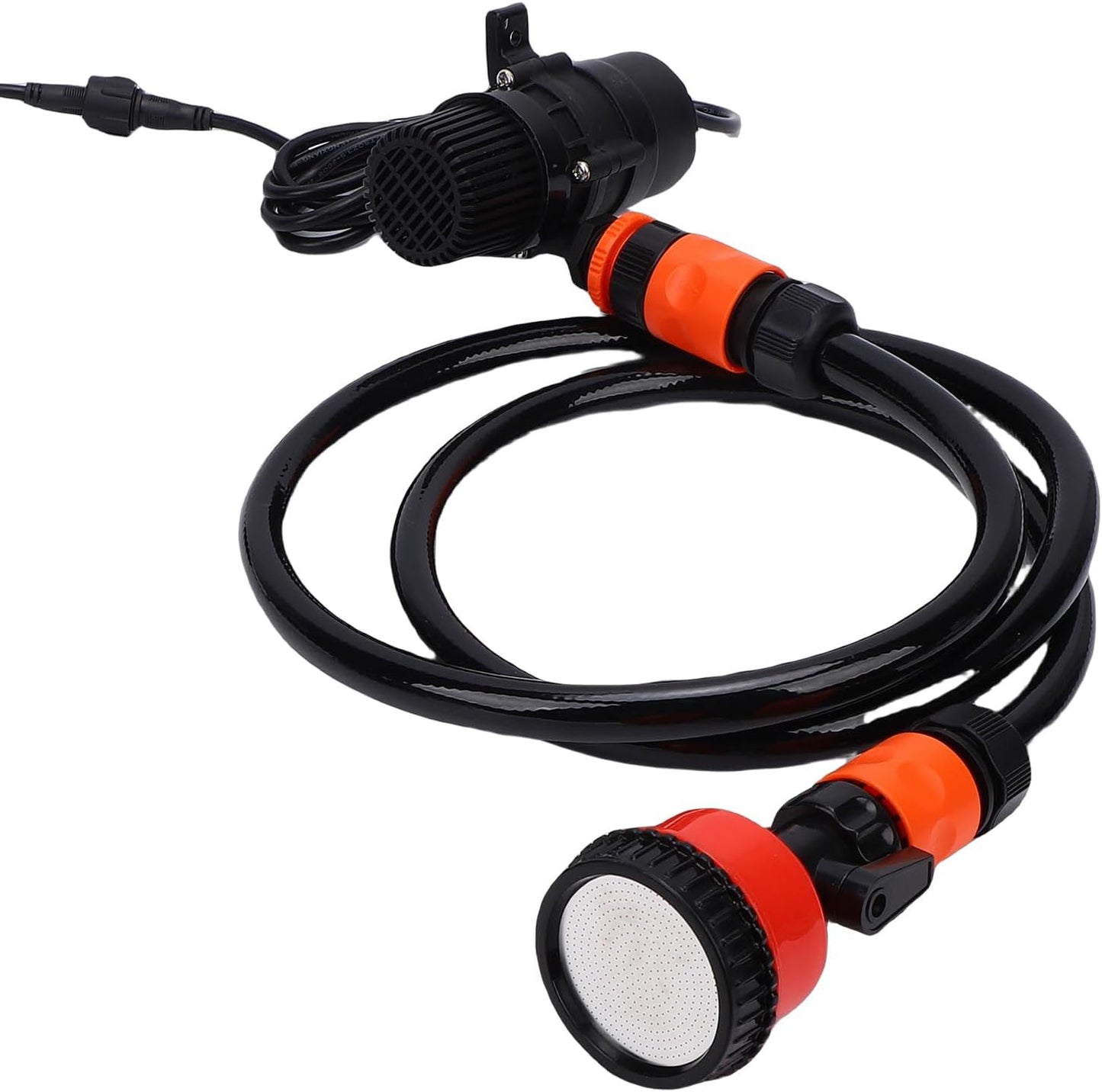 40w 42.7ft Lift 3.53GPM Electric Pet Bath Pump with Adjustable Showerheads and 4.9ft Hose Portable Hand Shower Attachment Water Hose Nozzle Sprayer Set for Home Use (US Plug 100-240V)