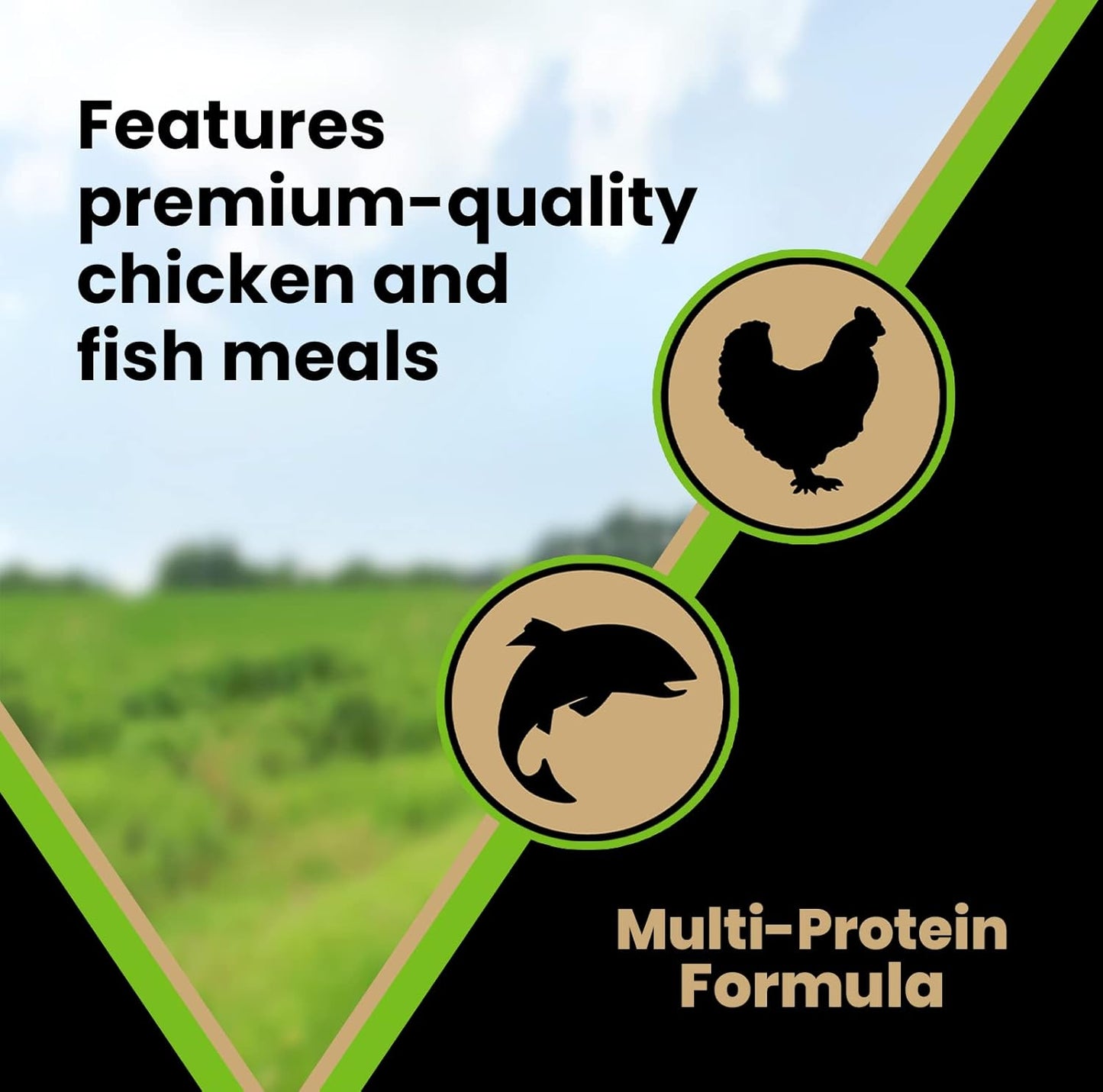 VICTOR Super Premium Dog Food – Elite Canine Dry Dog Food with Chicken & Fish Meal – 25% Protein, 14% Fat, Gluten Free – for Large Breed Dogs & Puppies, 15lbs