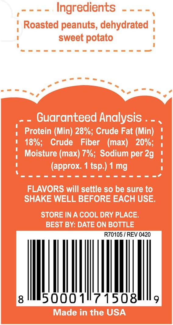 Flavors Food Topper for Dogs, Peanut Butter Recipe, 3.1-Ounce
