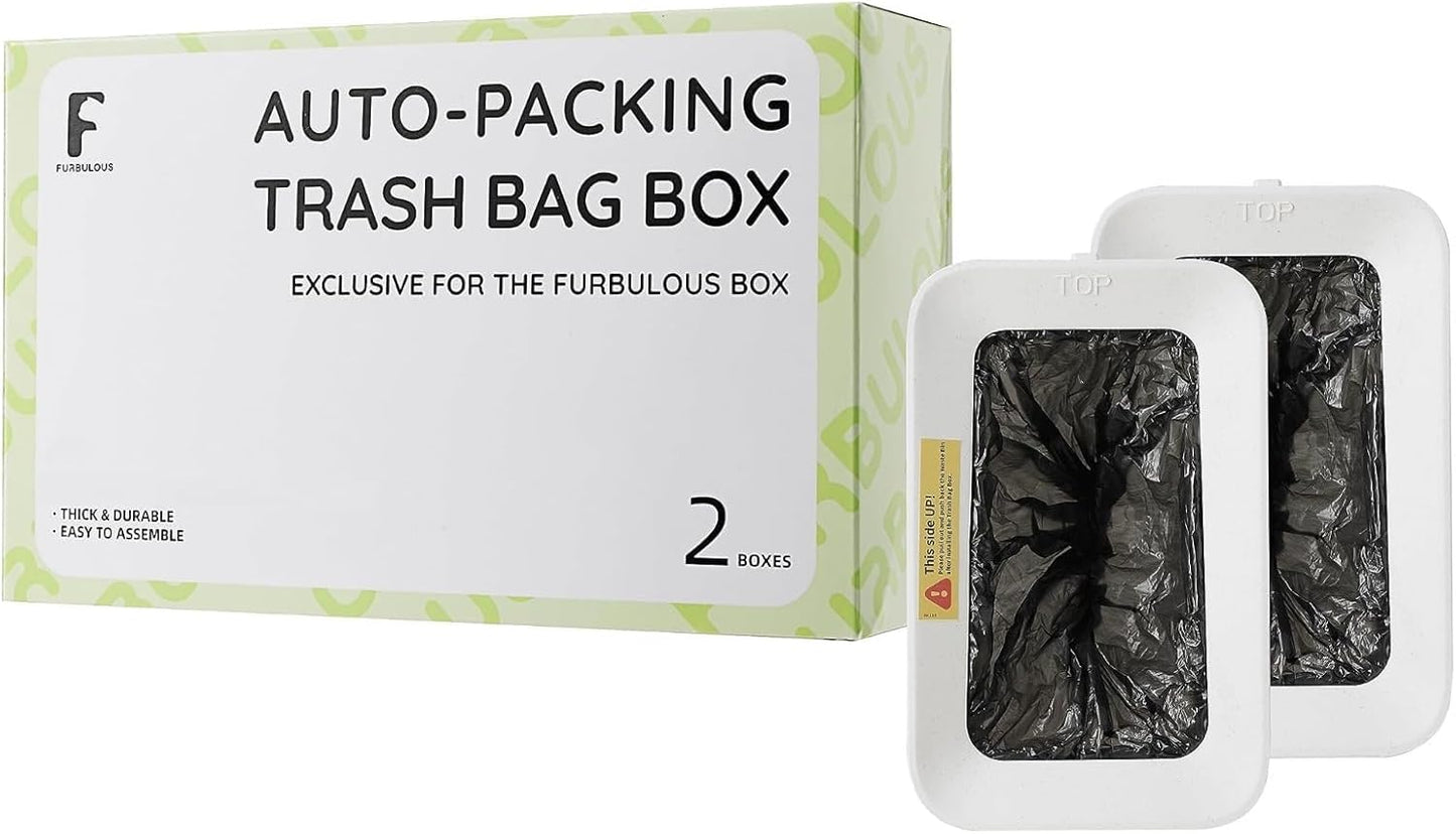 Furbulous Auto-Packing Litter Box Trash Box(for Furbulous True Odor-Free Self Cleaning & Packing Litter Box)