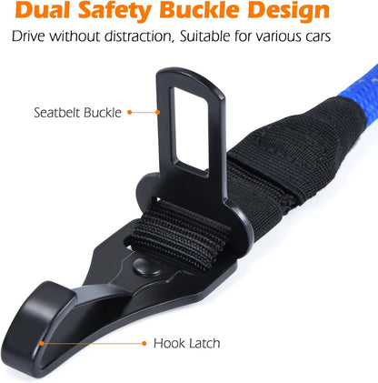 PetBonus Pet Front Dog Carrier Backpacks and Dog Seat Belt for Car