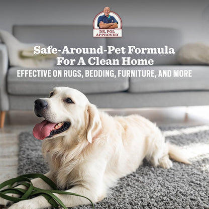 Dr. Pol Incredi-Pol Stain & Odor Remover | Eliminates Dirt, Urine & Feces | Safe and Effective Around Pets & Their Favorite Spots | Trigger Spray for Easy Use | 16 oz | Fresh Citrus