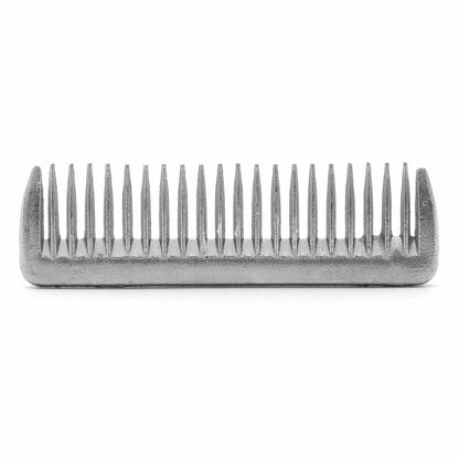 Jeffers Equine Aluminum Pulling Comb – Lightweight Mane & Tail Grooming Comb for Horses – Detangling, Thinning, Equestrian Grooming Tool for Barn, Travel, Show, Tack Kit, Horse Care, Gifts