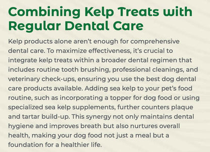 Indigenous Pet Organic Sea Kelp Flakes for Cats - 2.54 Ounce | Natural Dental Care & Fresh Breath Support | Reduces Plaque & Tartar | Boosts Immune, Digestive & Thyroid Health