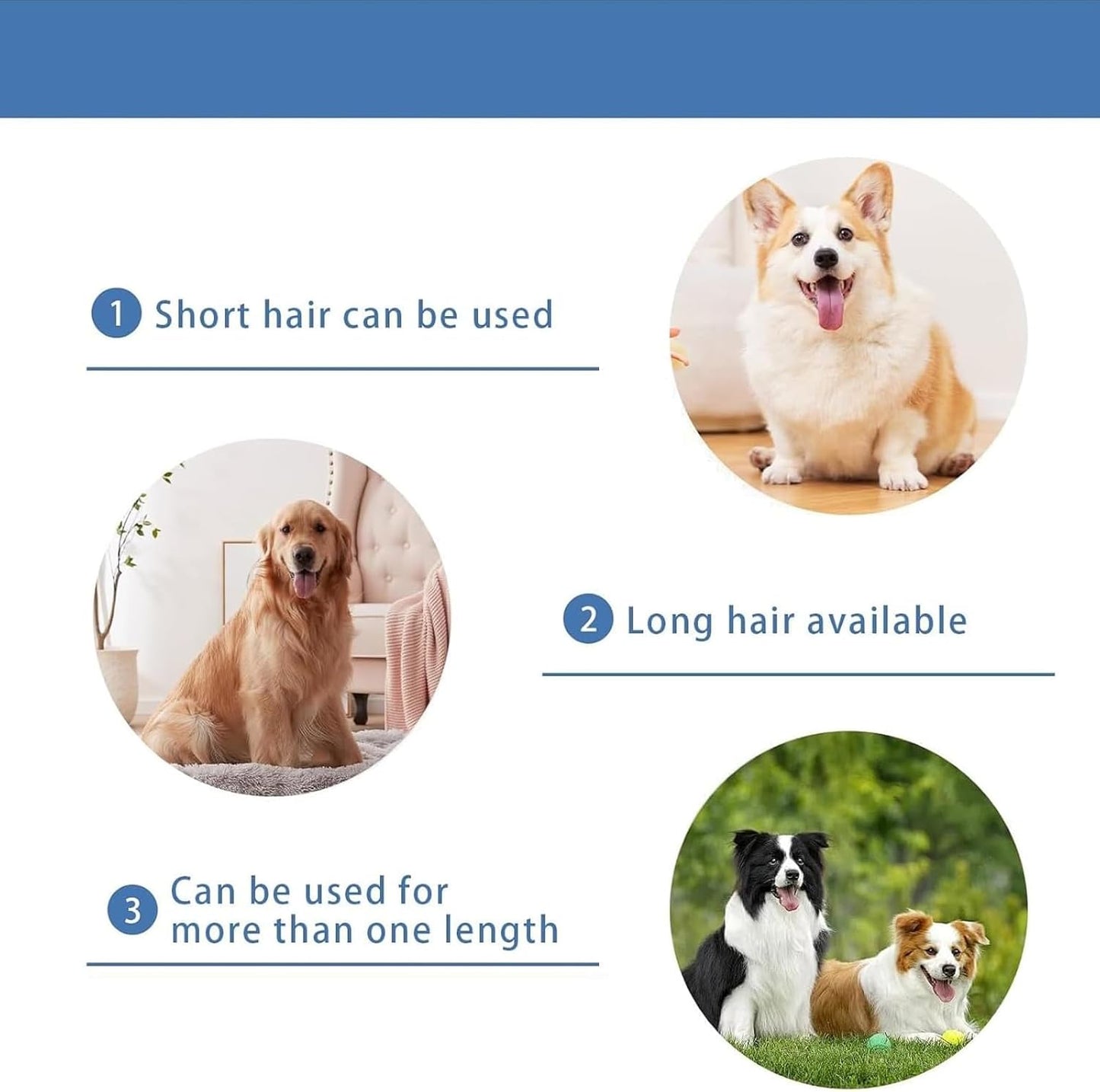 3PCS Replacement Blade for nebot P1 Pro Pet Grooming Kit & Vacuum,Size-10 Cut Length 1/50"(0.5mm),Made of Ceramic Blade & Stainless Steel Blade