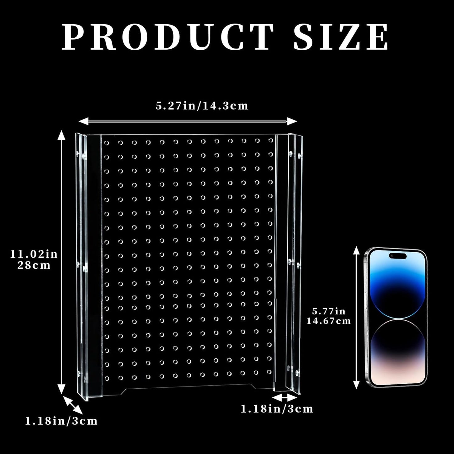 Fish Tank Divider, Transparent Acrylic Separator Plate with Suction Cups for Aquarium, Aquarium Divider Grid, Fish Tank Accessories
