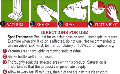 Nature’s Miracle Carpet Shampoo, Deep-Cleaning Pet Stain And Odor Remover, 64 Ounces