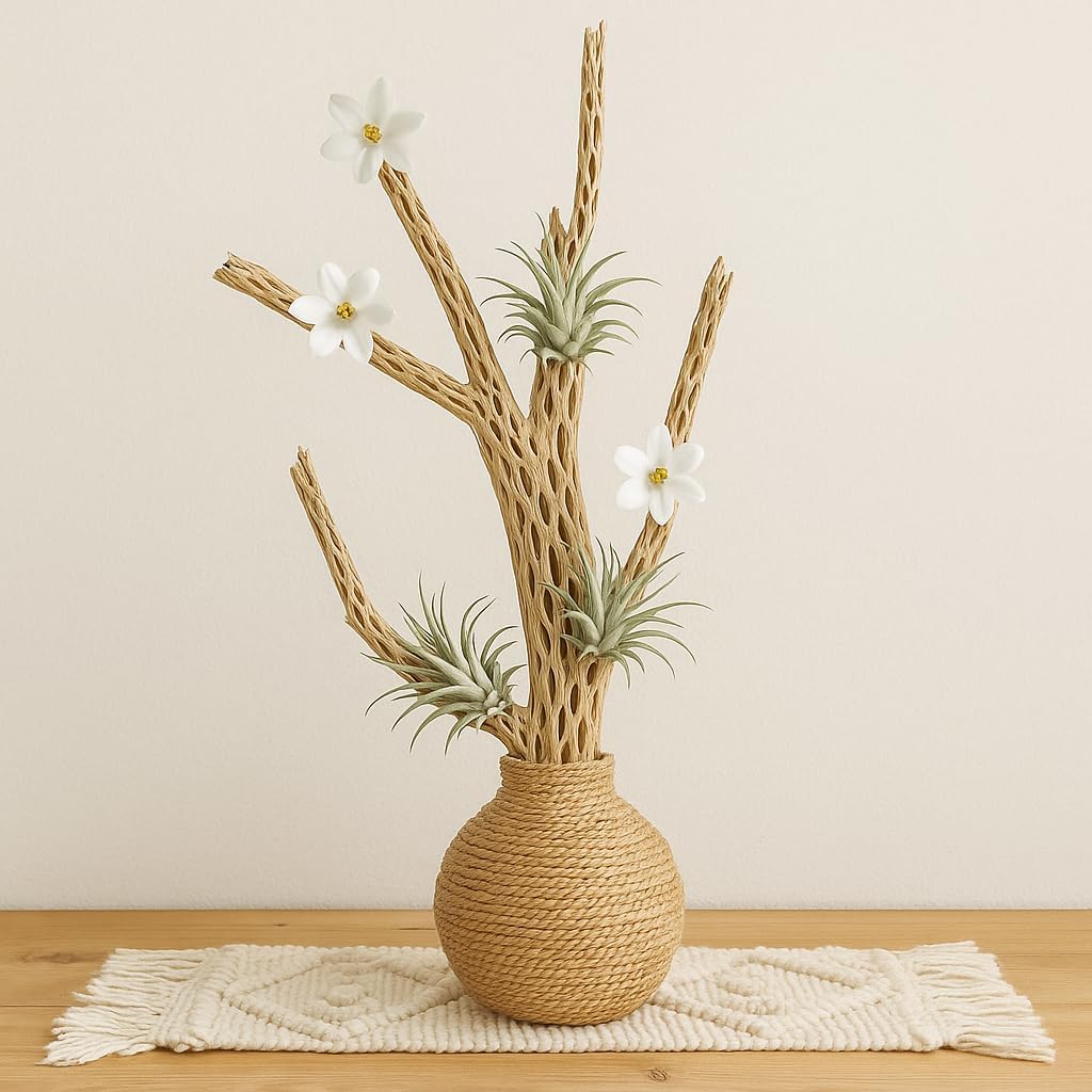 Koyal Wholesale 24" Cholla Wood Aquarium Leopard Gecko Tank Accessories Untreated Large Driftwood for Aquarium Wood Hermit Crab Accessories Drift Wood for Shrimp Tank Gecko Accessories