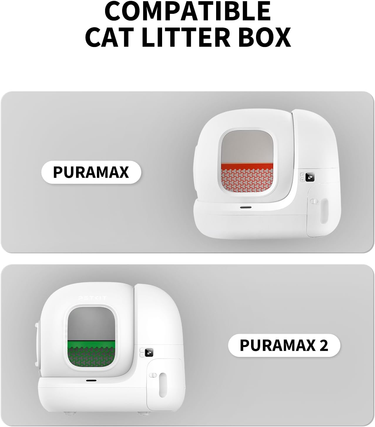 PETKIT Replaced Upgrade Leakproof Cylinder for PuraMax 2/PuraMax Automatic Cat Litter Box, Include Magnetic Litter Remover and Litter Sifter, Litter Pad Max