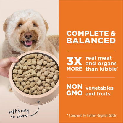 Instinct Freeze Dried Raw Meals, Natural Dry Dog Food, Grain Free - Cage Free Chicken, 45 oz. Bag