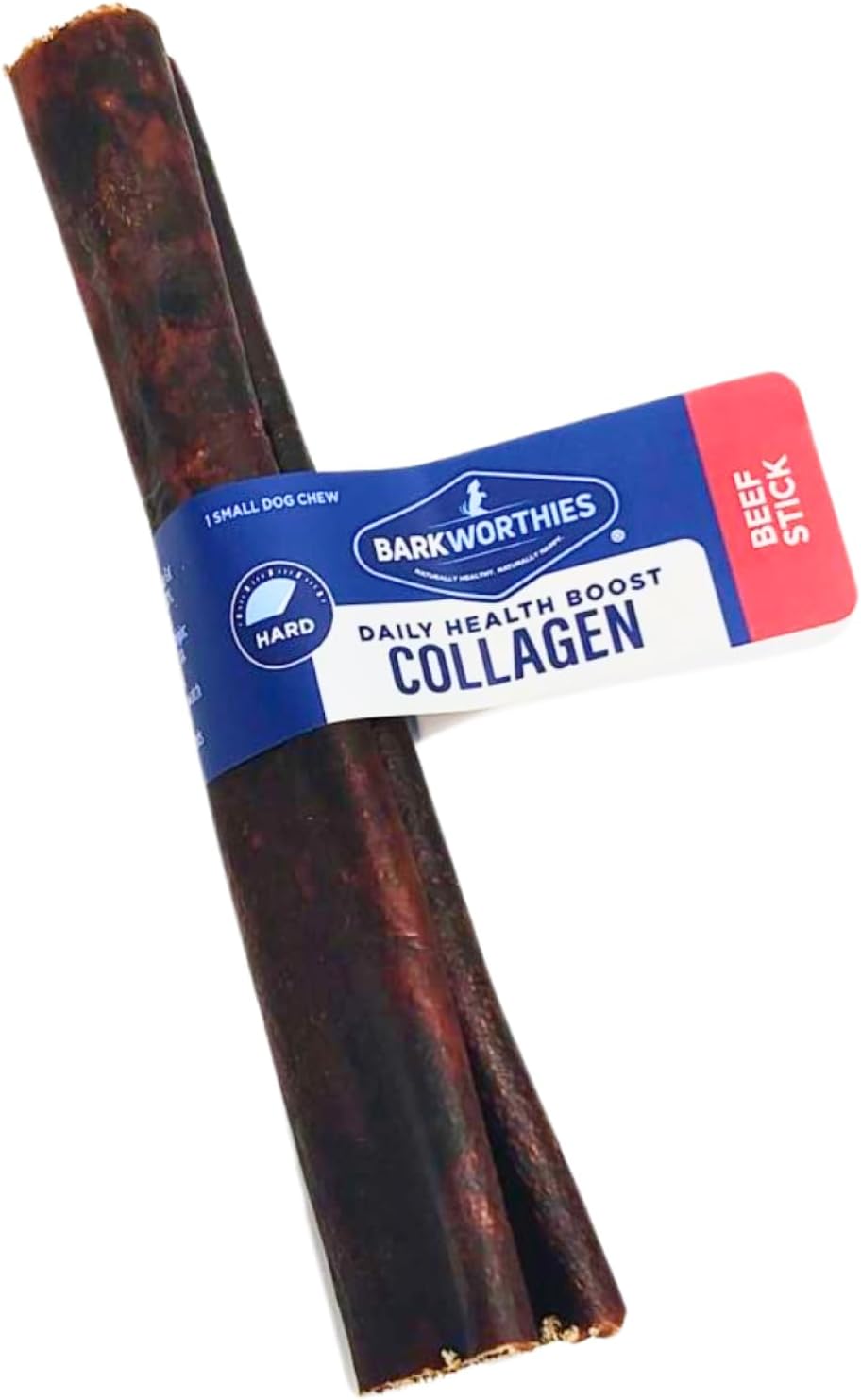 Barkworthies 6 Inch Beef Collagen Sticks - 1 Count (Pack of 1) - Healthy, Long-Lasting, High Protein, Low Fat