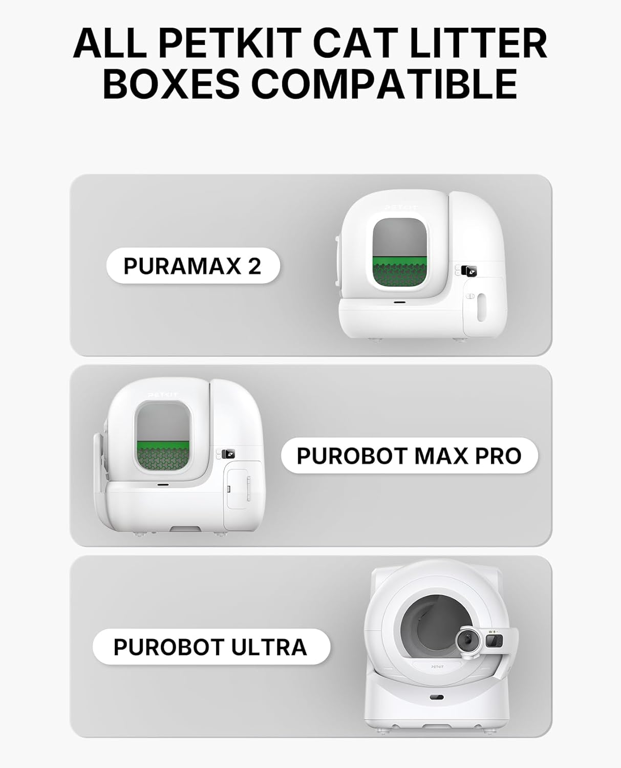 PETKIT 2025 New Plant Tofu Mixed Litter, Superior Clumping 100% Natural Ingredients Plant Cat Litter, Dust-Free and Low Tracking, Non-Sticky, Easy Scooping (5.2lb×4bags)