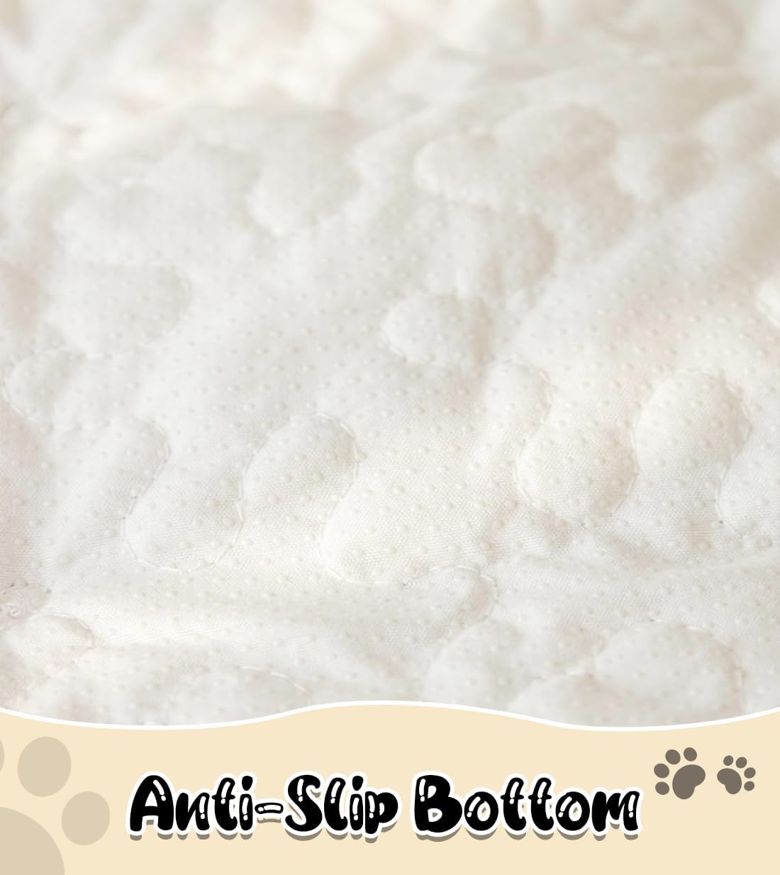 Backseat Pet Bed Mat,Dog Bed for Car,Dog Seat Cover for Car Back Seat, Non-Slip Travel Pet Mat, Fit for Backseat Extenders and Seat Covers (Black&White)