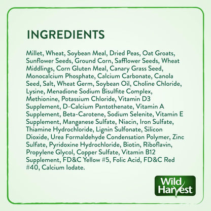 Wild Harvest Universal Blend for Medium and Large Birds 10 Pounds; Fortified Nutrition