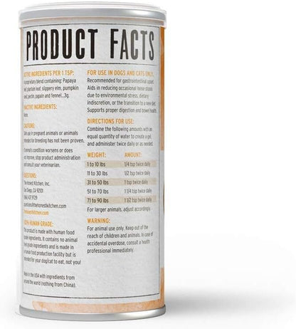 The Honest Kitchen Human Grade Perfect Form Herbal Digestive Supplement for Dogs & Cats, 3.2 Ounces