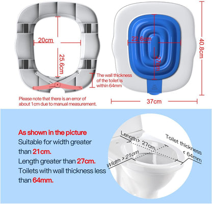 Cat Toilet Training Kit,Upgraded Cat Toilet Training Systems,Universal Reusable Trainer for Pet (Upgraded-Pink)