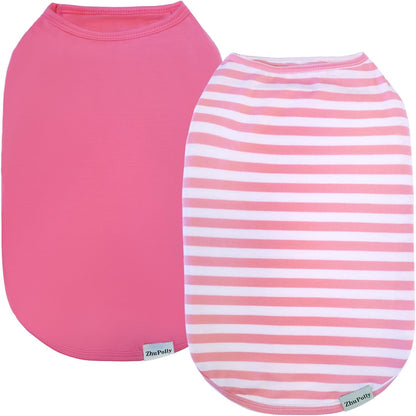 Dog Shirt for Small Dogs Pink Size S and Washable Reusbale Dog Pee Pads 18x24 in