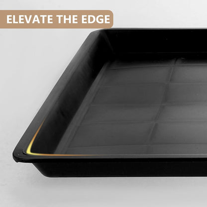 Thick Plastic Pet Cage Tray Replacement Bottom Litter Potty Pan for Small Dog Crate Bunny Parrot Parakeet