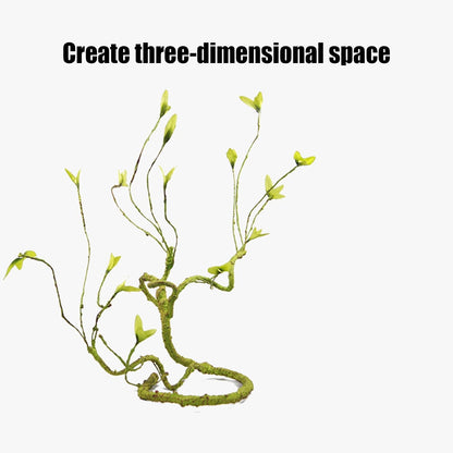 Reptile Vines For Terrarium, Reptile Plants For Terrarium, Fake Natural Enrichment Hides Plants Vines For Leopard Gecko Chameleon Turtle Hermit Crab