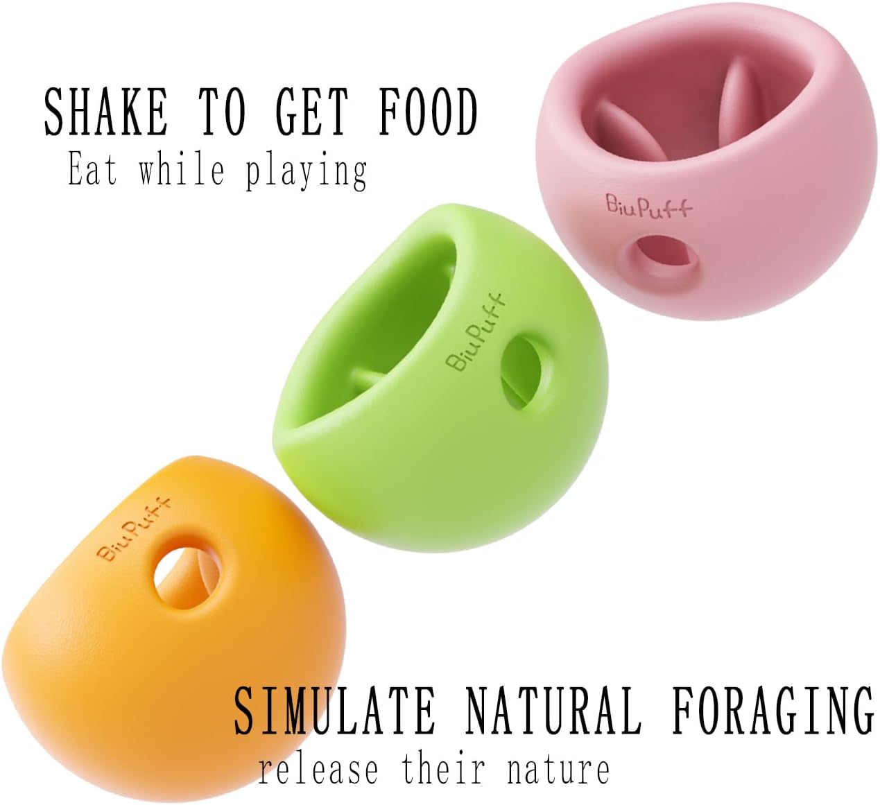 Treat Dispensing Dog Toy & Slow Feed Bowl, Interactive Puzzle Chew Toy for Anxiety Relief - Fillable for Fetch, Catch, Hold and as Frozen Lick Bowl (Peach Pink, Medium 498g)