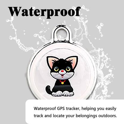 GPS Tracker for Dogs & Cats, No Subscription & No SIM Card, 365-Day Extra Long Battery Life, Real-Time Alerts & Historical Routes, Mini Waterproof Drop-Proof Pet Locator, Compatible with Android & iOS