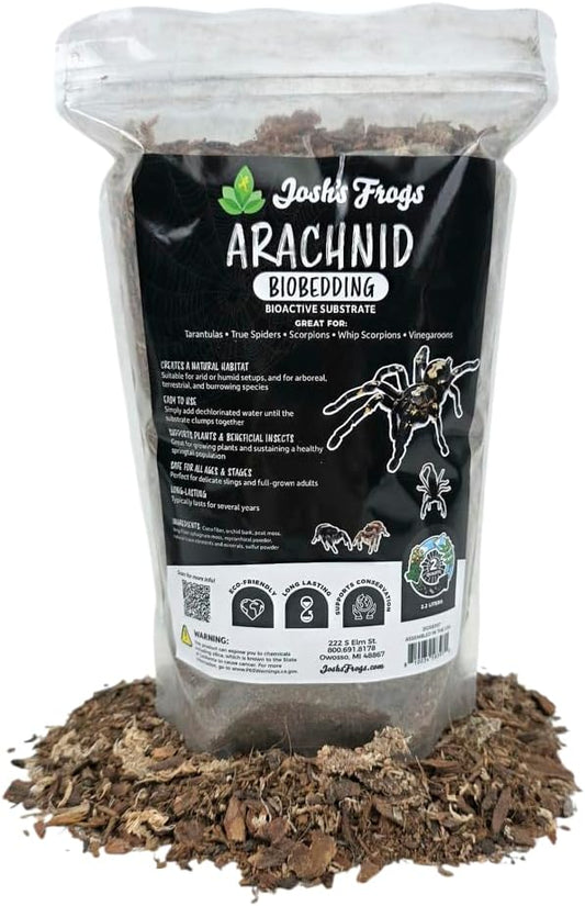 Josh's Frogs Arachnid BioBedding Bioactive Substrate (2 Quart)
