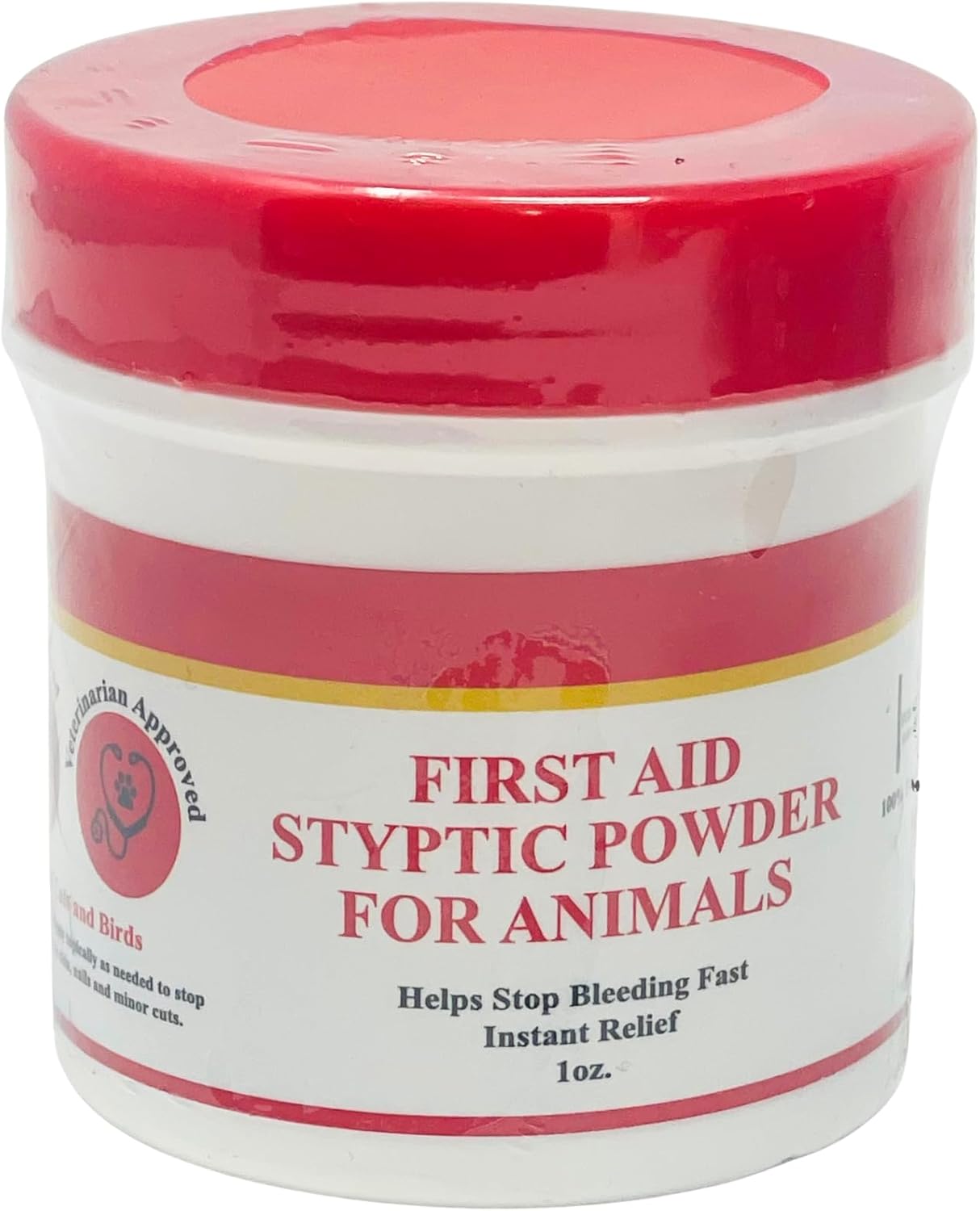 G.B.S Styptic Powder for Dogs, Cats, and Birds (1 oz) - Fast-Acting Blood Stop Powder for Pets & Animals - Quick Stop Bleeding Powder for Nail Clipping, Cuts & Grooming