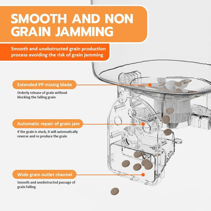 Automatic Cat Feeder with Camera 1080P HD Video 2.4G&5G WiFi Cat Water Fountain with Moving Water Feature Timed Auto Feeder with APP Control,Multiple Cats, Detachable for Easy Clean